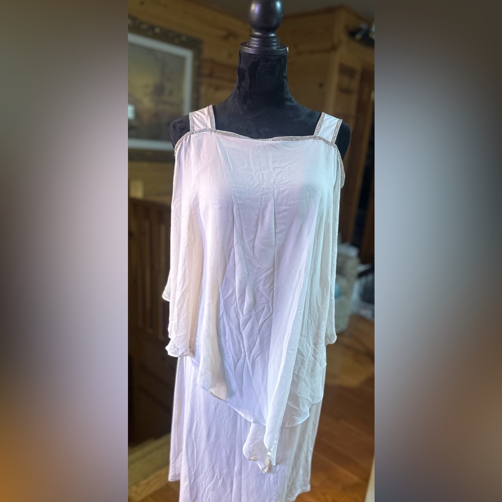 Glamour Elegant White Midi Dress